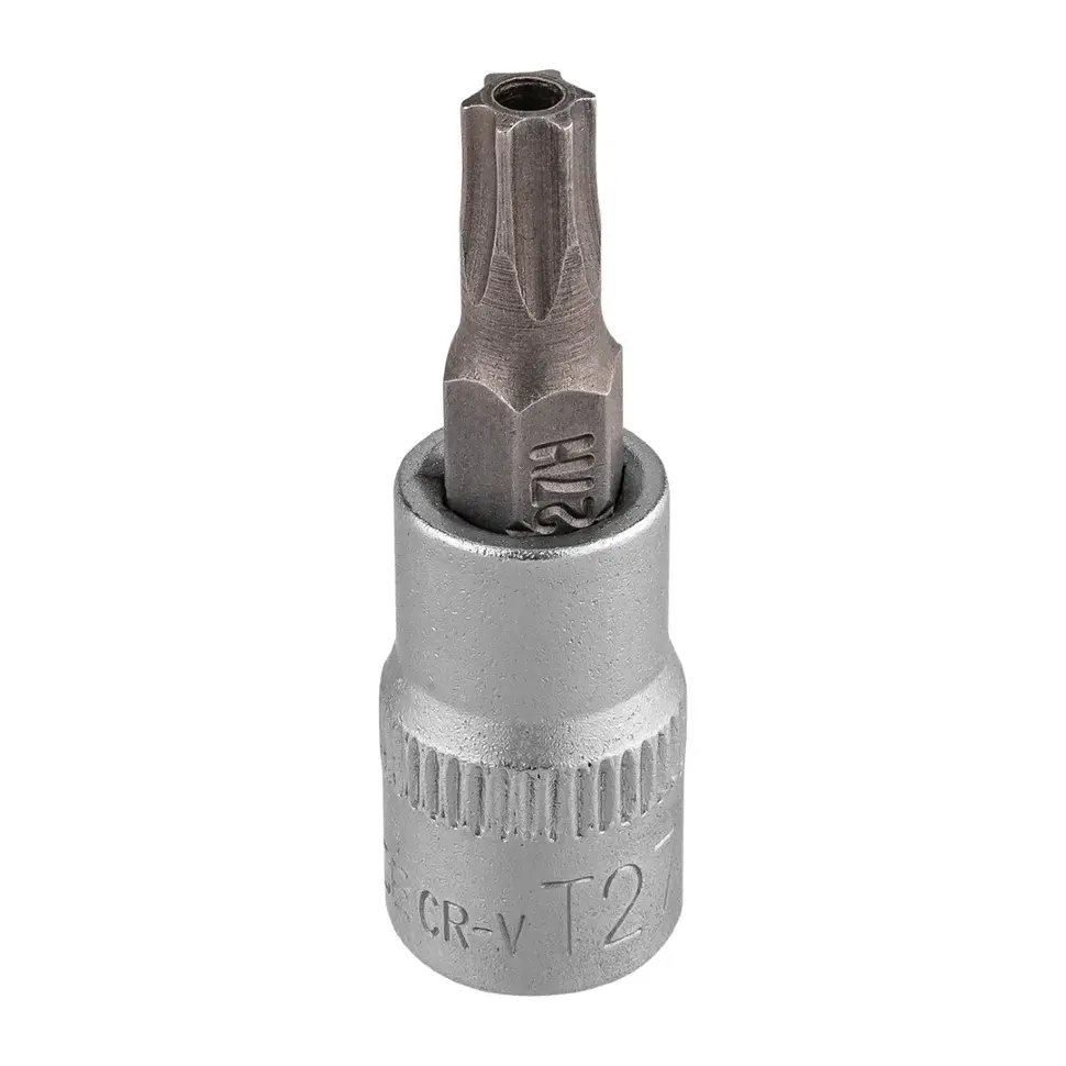 Головка-бита TORX 1/4", T27H c отверстием RockFORCE Rock FORCE RF-3273227