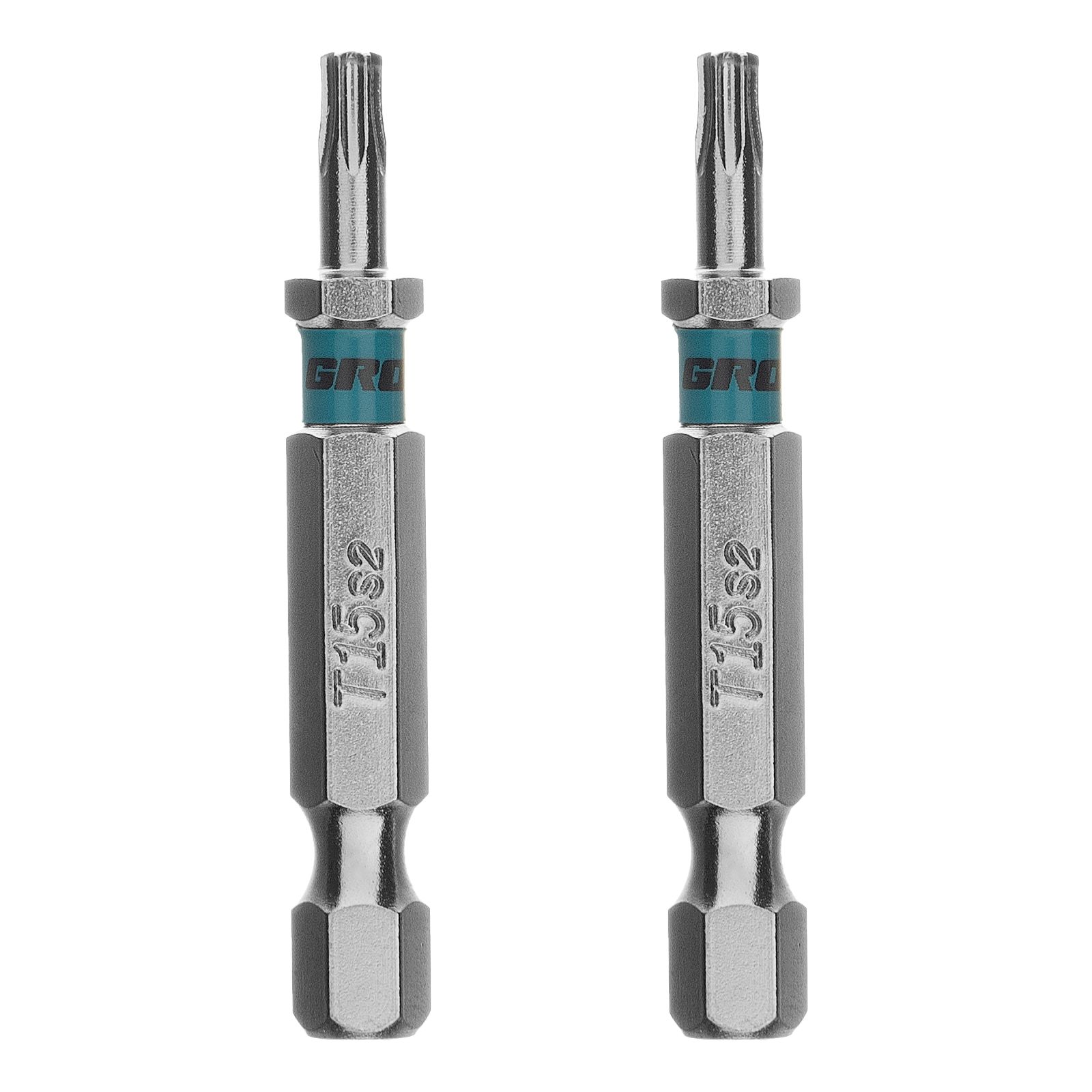 Бита Torx 15х50мм, сталь S2, шестигр., 2 шт. GROSS 114619