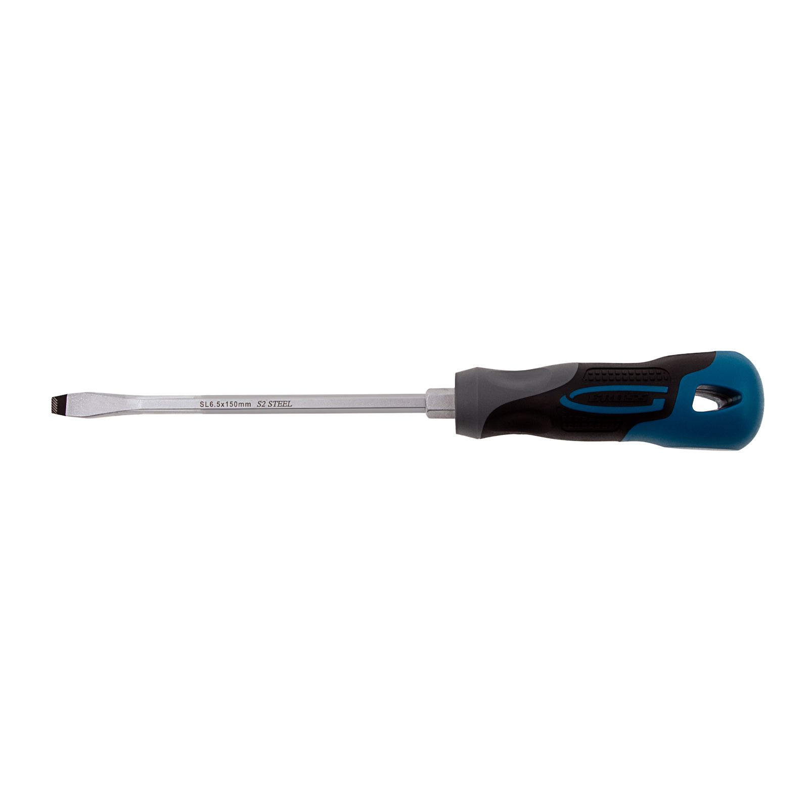Отвертка SL6.5 x 150 mm, S2, трехкомпонентная рукоятка Gross 12117