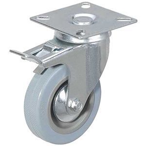 Колесо аппаратное поворотное SCgb 25 50 мм с тормозом (F) TOR  1003241