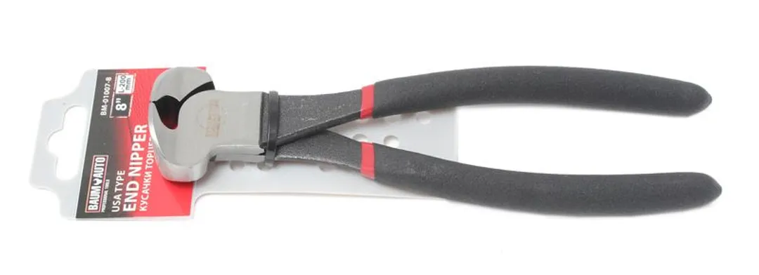 Клещи торцевые усиленные 8"-200мм  BaumAuto BM-01007-08