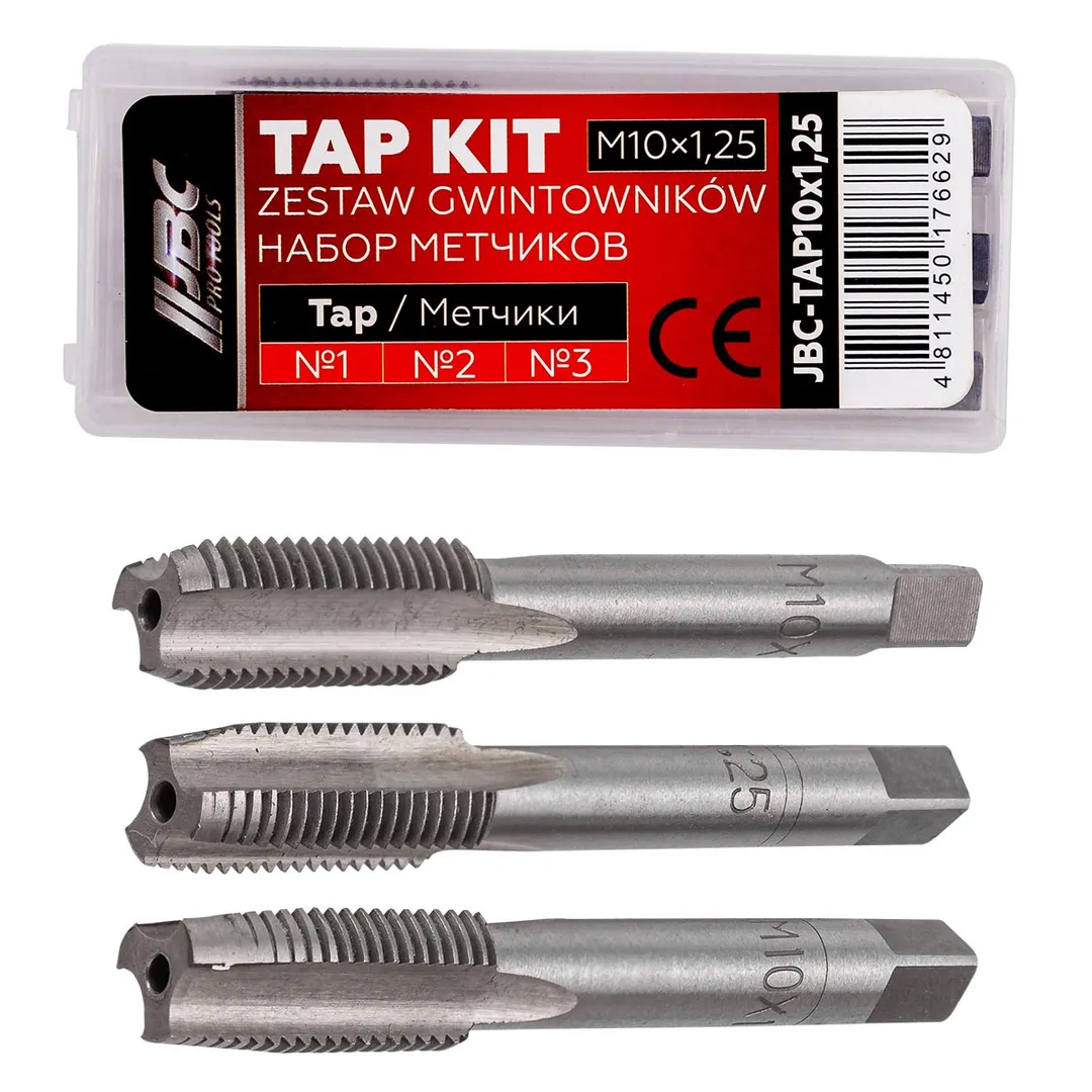 Метчик M10x1,25 (3шт)  JBC JBC-TAP10x1,25