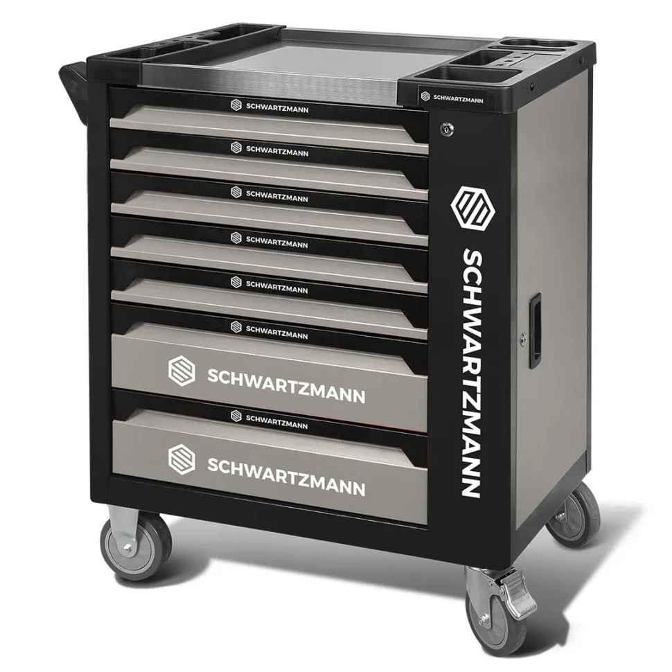 Набор ручных инструментов в стальной тележке (159пр.)  FORCEKRAFT-KRAFT ROYAL FK-55313