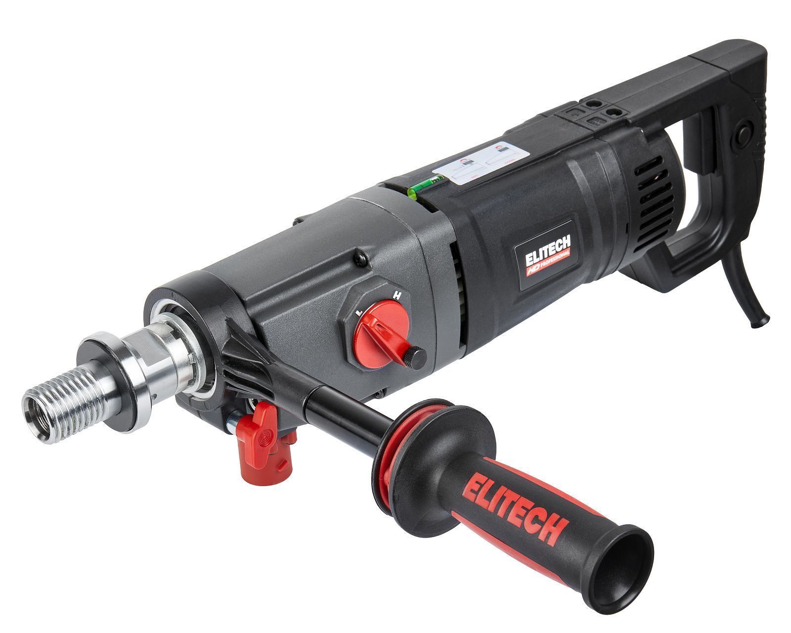 Дрель алмазного бурения HCD 1916E ,HD ,1900Вт ,2 скор., 1 1/4", 1/2", ELITECH 205386