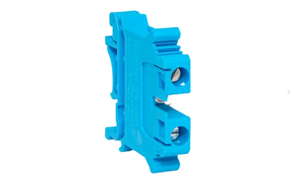 Клеммная колодка винтовая 6 UT синяя  EKF scr-ut-6-b