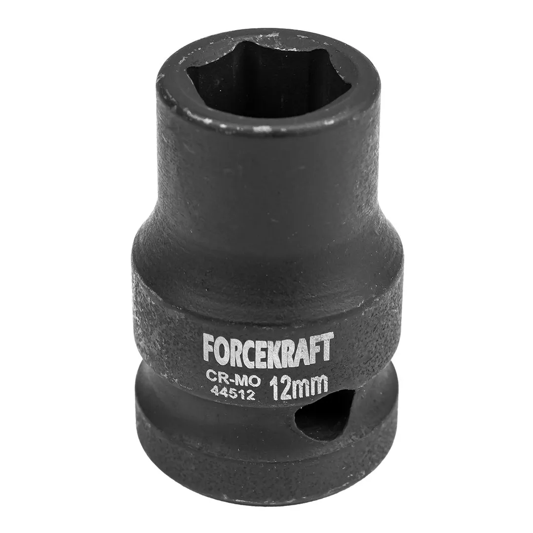 Головка ударная 12мм (6гр.),1/2"  FORCEKRAFT FK-44512