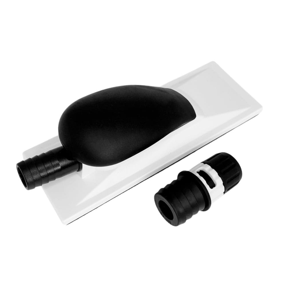 Шлифовальный блок 70х200 мм не регулируемый с липучкой под абразивный материал с пылеотводом Гамматест GTK4011