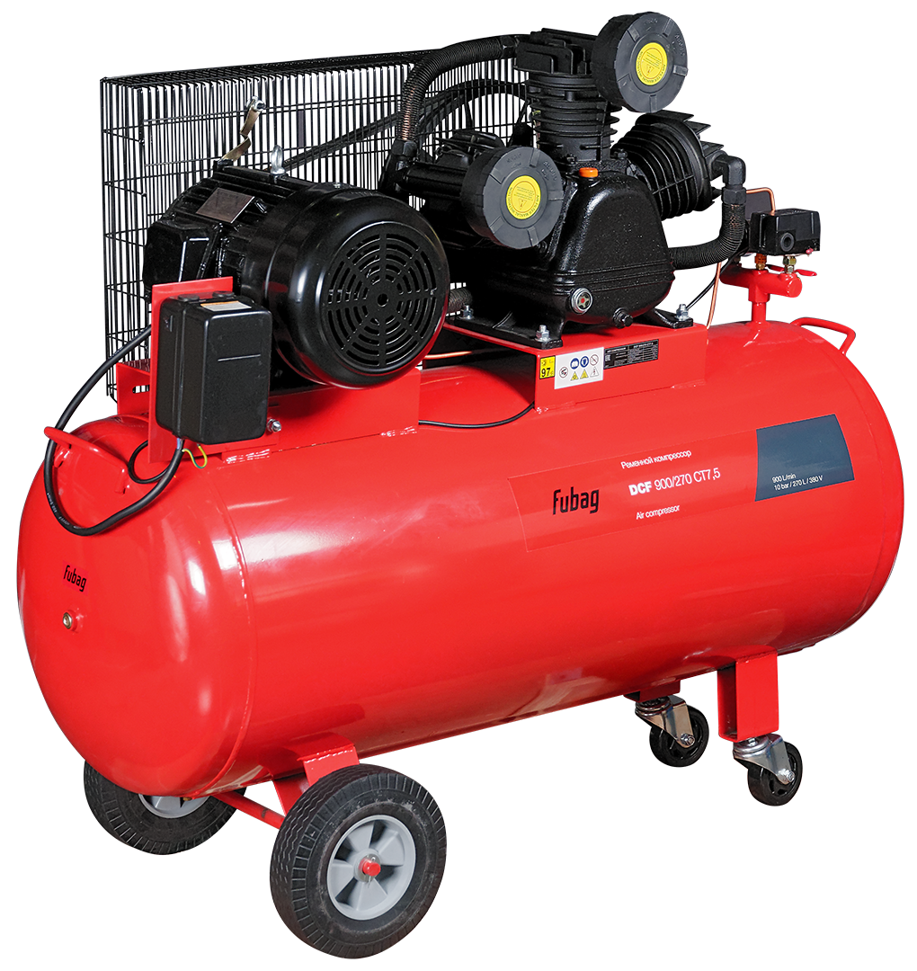 Компрессор масляный ременной FUBAG DCF-900/270 CT7.5 двухступенчатый
