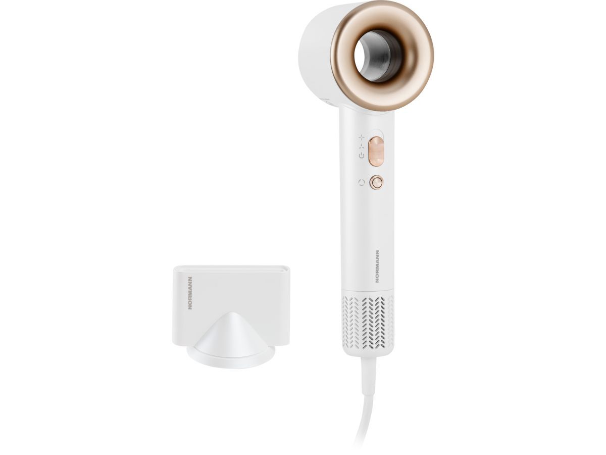 Фен AHD-440 (ОТГРУЗКА ТОЛЬКО ПО ЭТН/ЭТТН | 1800 Вт, раздельные регулировки, холод.обд., ионизация, BLDC мотор, насадка-концетратор в комплекте) NORMANN N16060-1