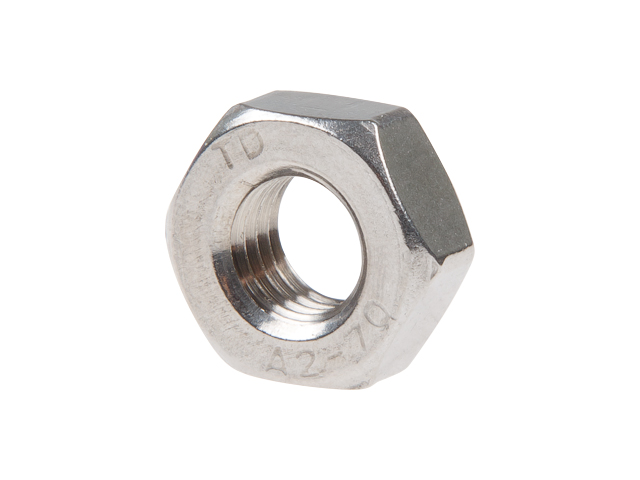 Гайка М16 шестигранная, нержавеющая сталь А2, DIN 934 (100 шт) STARFIX 0934216