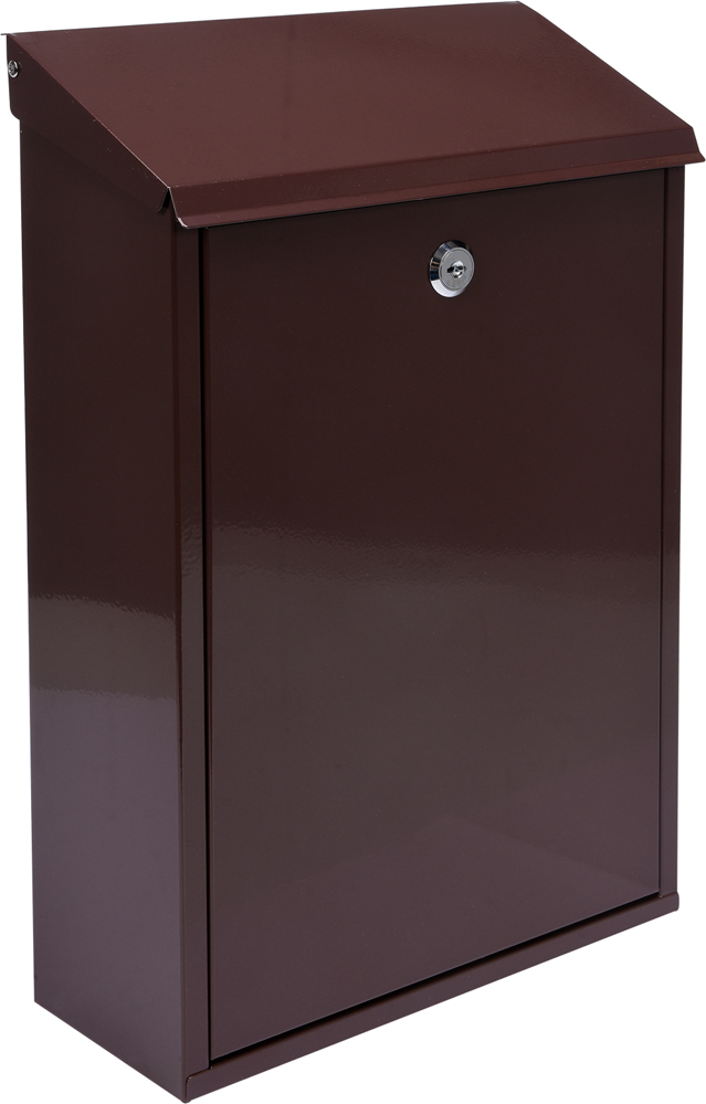 Ящик металлический почтовый 400х250х100mm коричневый  VOREL 78572