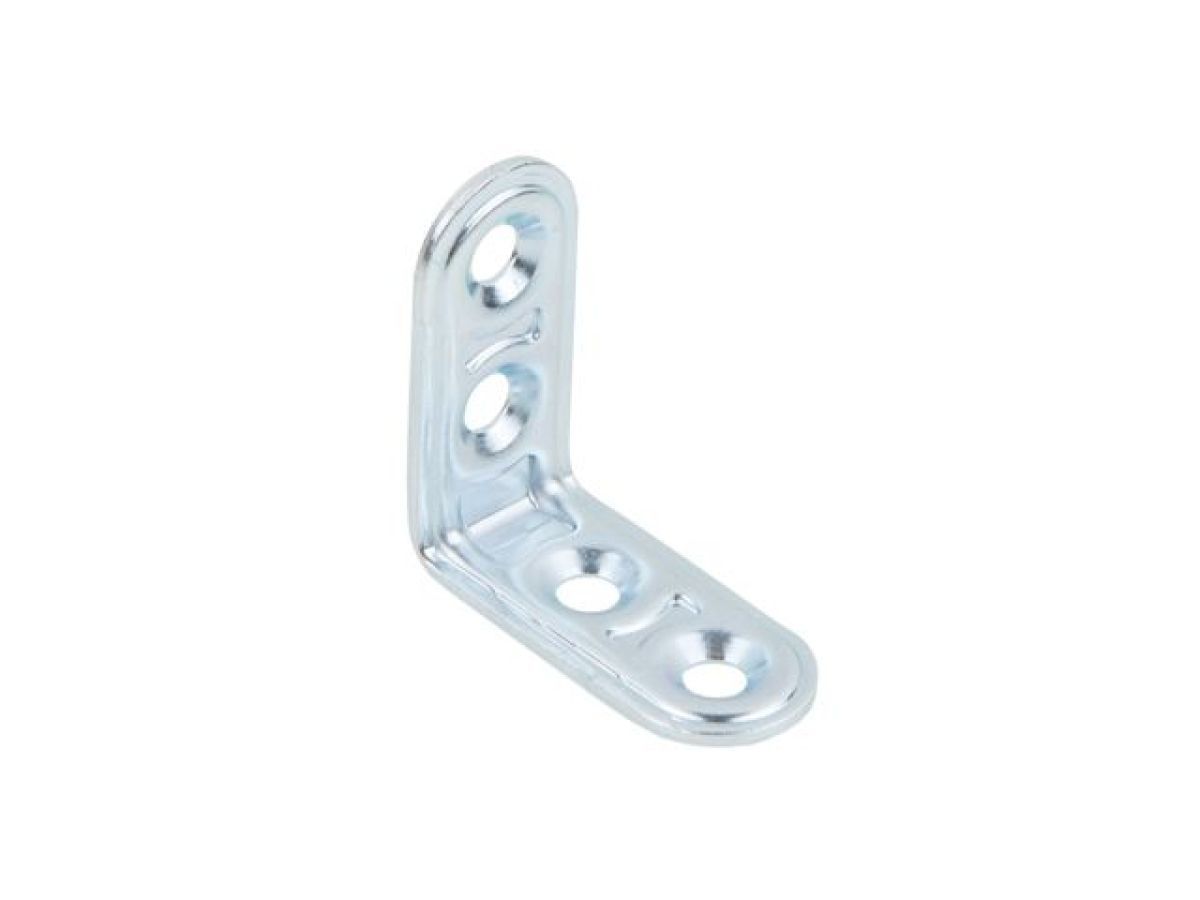 Кронштейн мебельный 32х32 mm. белый цинк (4 шт в зип-локе)  STARFIX SMM1-77800-4