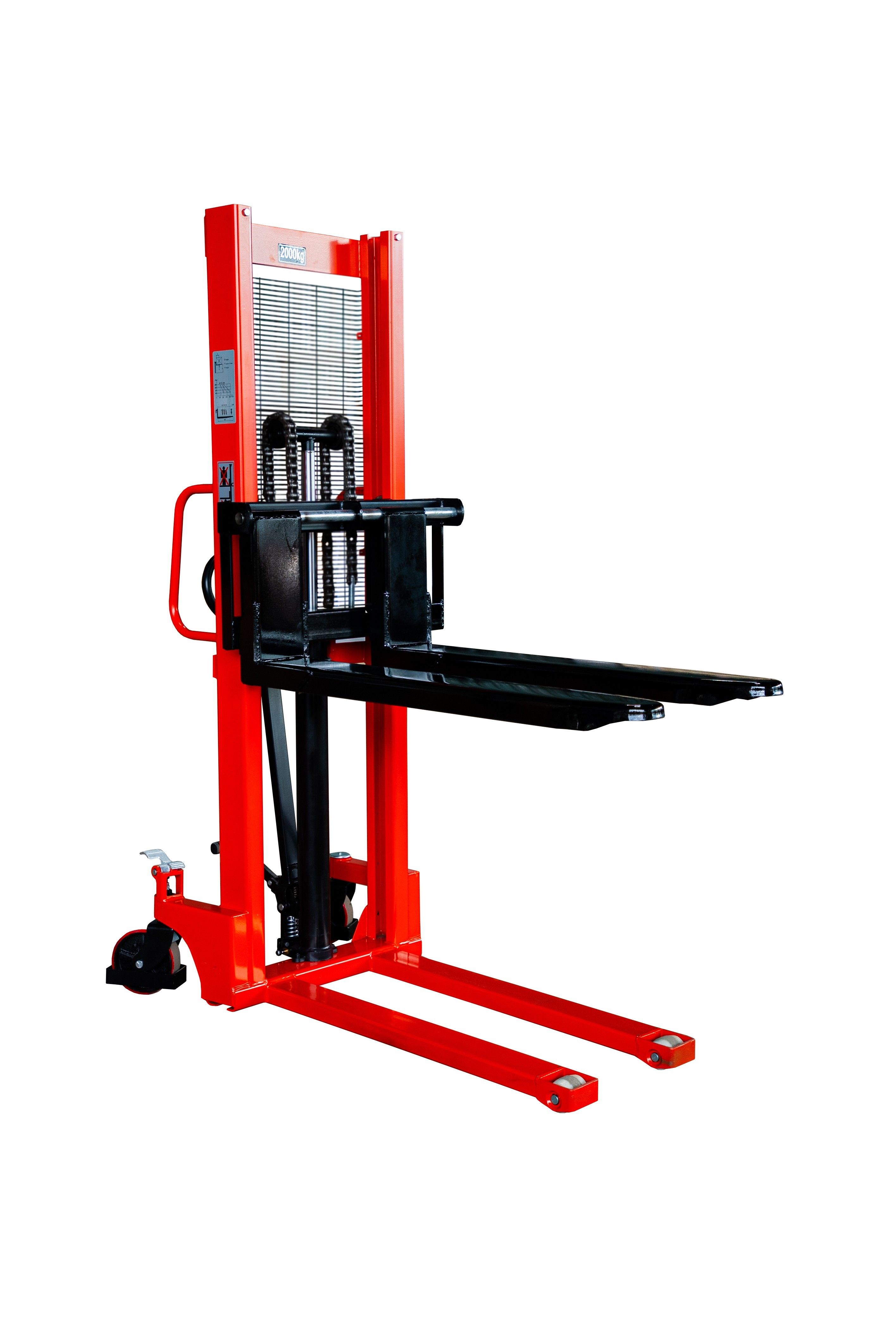 Штабелер гидравлический 2,0 т 1,6 м CTY-E с раздвижными вилами TOR 1005780