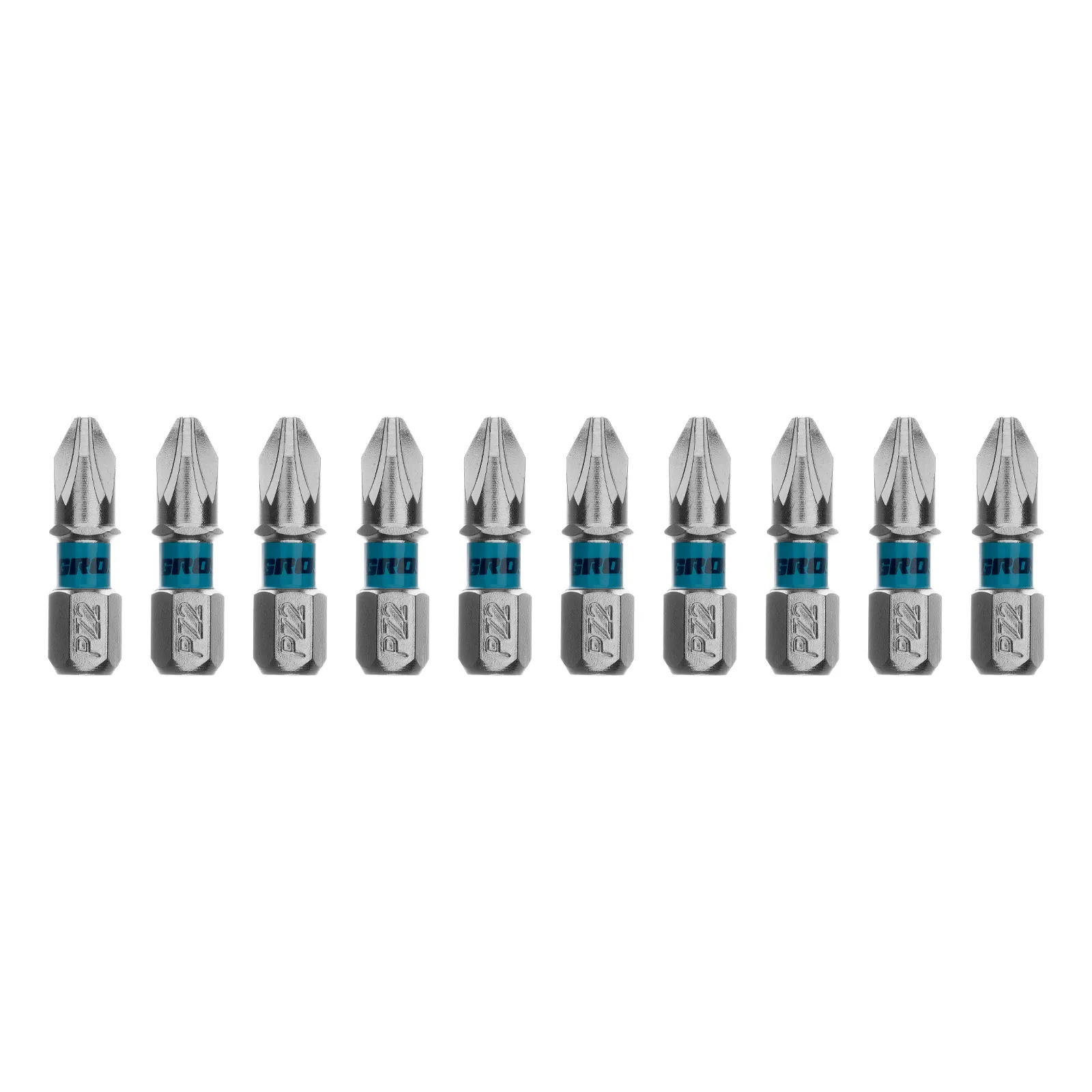 Бита PZ2х25мм, сталь S2, шестигр., 10 шт. GROSS Gross 113040