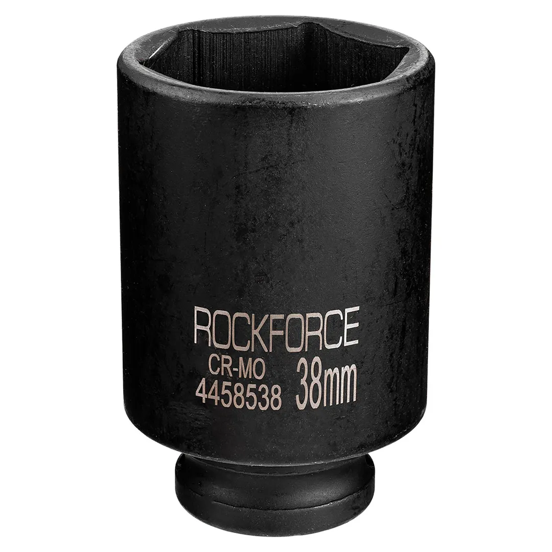 Головка ударная глубокая 38мм (6гр.),1/2" Rock FORCE RF-4458538