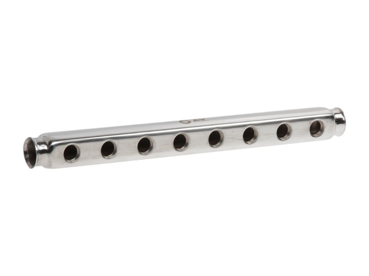 Коллектор 1/2"х8 вых. односторонний AV Engineering AVE155031