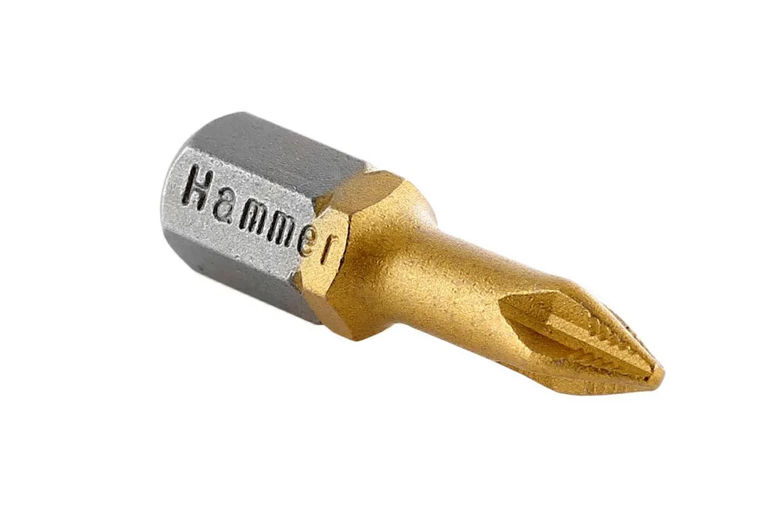 Бита Hammer Flex 203-101 PB PH-1 25mm (1pc)  TIN, 1шт. Hammer 203-101