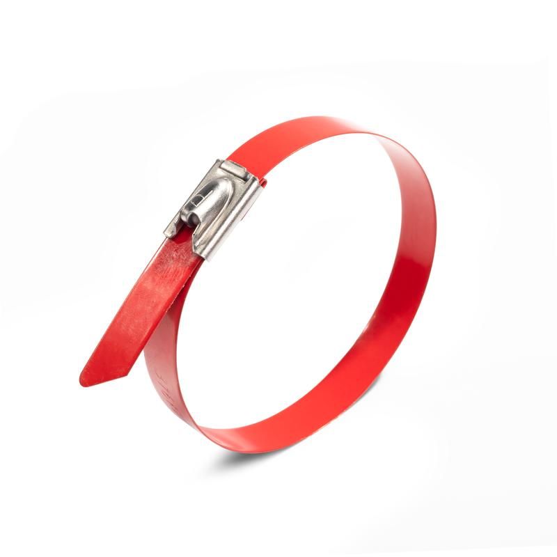 Стяжка стальная СКС-П (316) 7.9х200 (красн) Fortisflex 83072