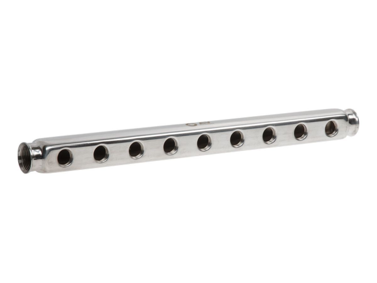 Коллектор 1/2"х9 вых. односторонний AV Engineering AVE155032