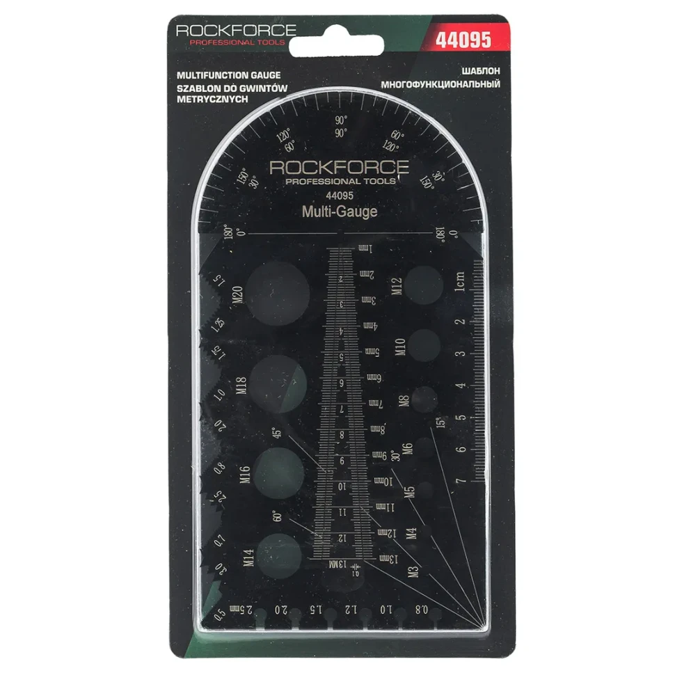 Шаблон измерительный многофункциональный RockFORCE Rock FORCE RF-44095