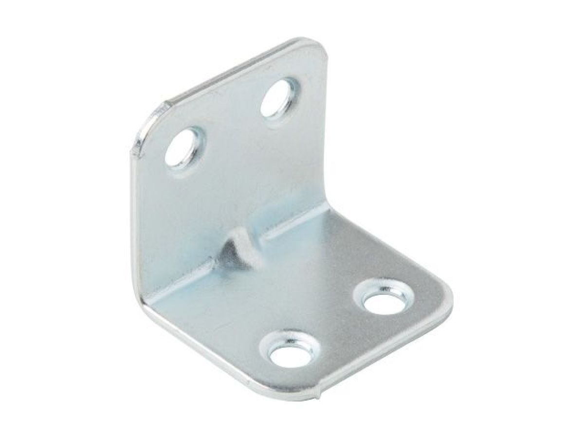 Уголок мебельный 25х25х25 mm белый цинк (4 шт в зип-локе)   STARFIX SMM1-60887-4