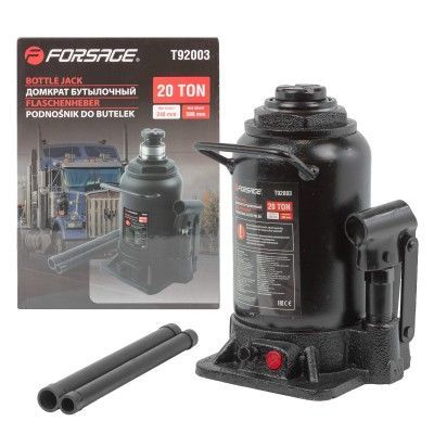 Домкрат бутылочный гидравлический 20т (h min 248мм, h max 598мм)  ...Forsage F-T92003