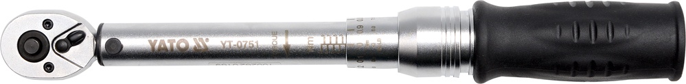 Ключ динамометрический  1/4" 268-278mm (2-10Nm)  YATO YT-0751