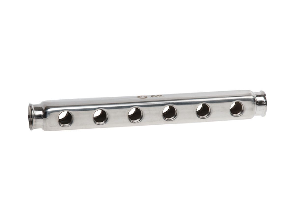 Коллектор 1/2"х6 вых. двухсторонний AV Engineering AVE155021