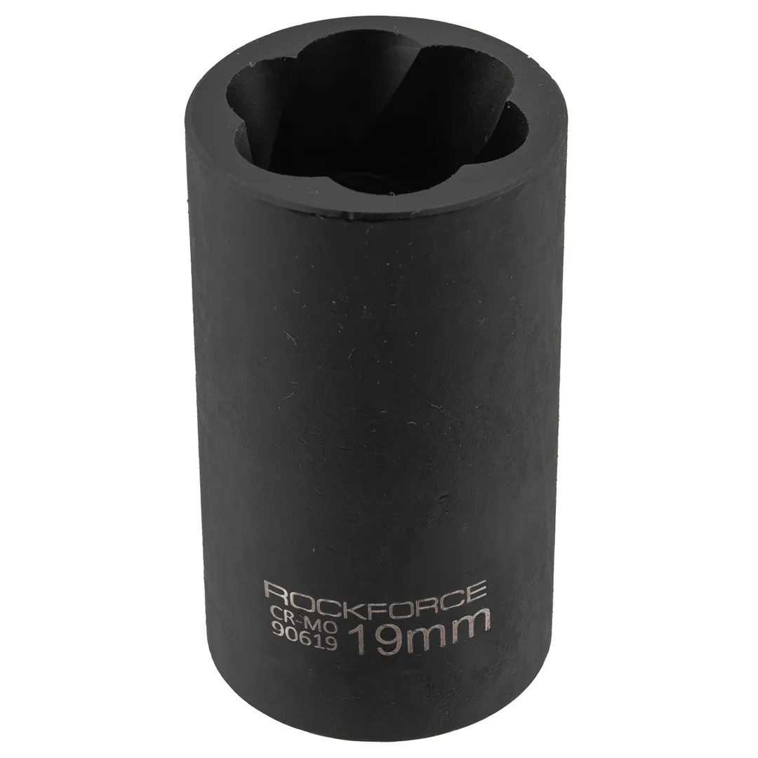 Головка-экстрактор для поврежденных болтов/гаек 19мм, 1/2" Rock FORCE RF-90619