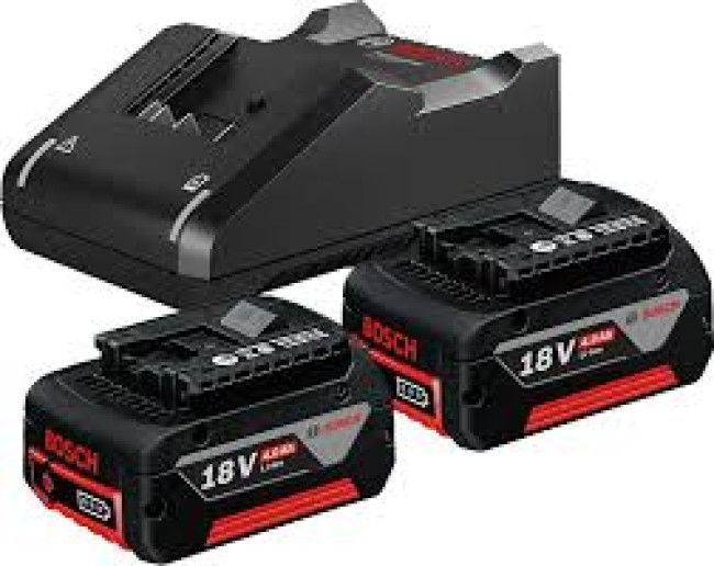 Аккумулятор GBA 18V 4.0 Ah (2 шт) Professional + зарядное GAL 1880 CV  BOSCH 1.600.A01.9S1