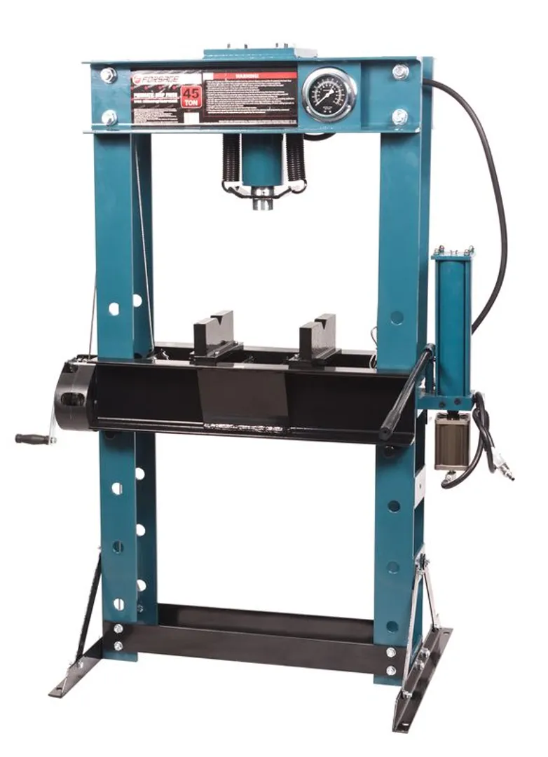 Пресс гидравлический напольный 45т, ручной/пневмо привод (рабочая высота: 0-865мм, рабочая ширина: 6...Forsage F-TY45001