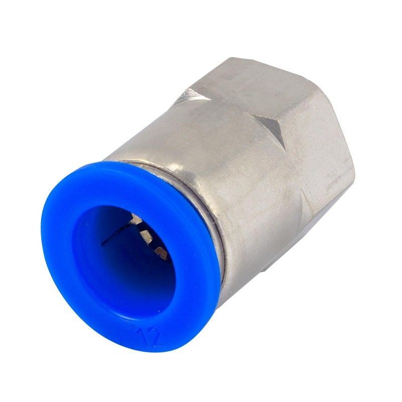 Фитинг для пластиковых трубок 12мм с внутренней резьбой 1/4" Rock FORCE RF-SPCF12-02