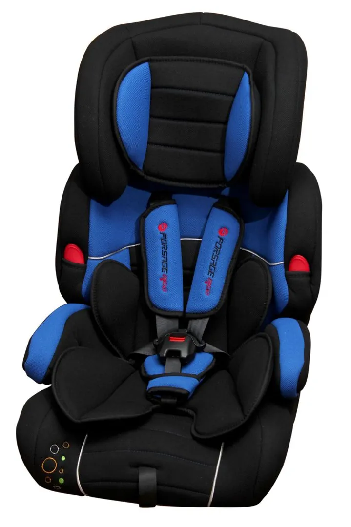 Кресло детское Black/blue 9-36кг  Forsage BAB001-S2