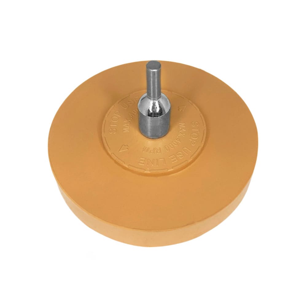 Диск 4" зачистной резиновый зубчатый (левое вращение)  ...Гамматест GTK4003