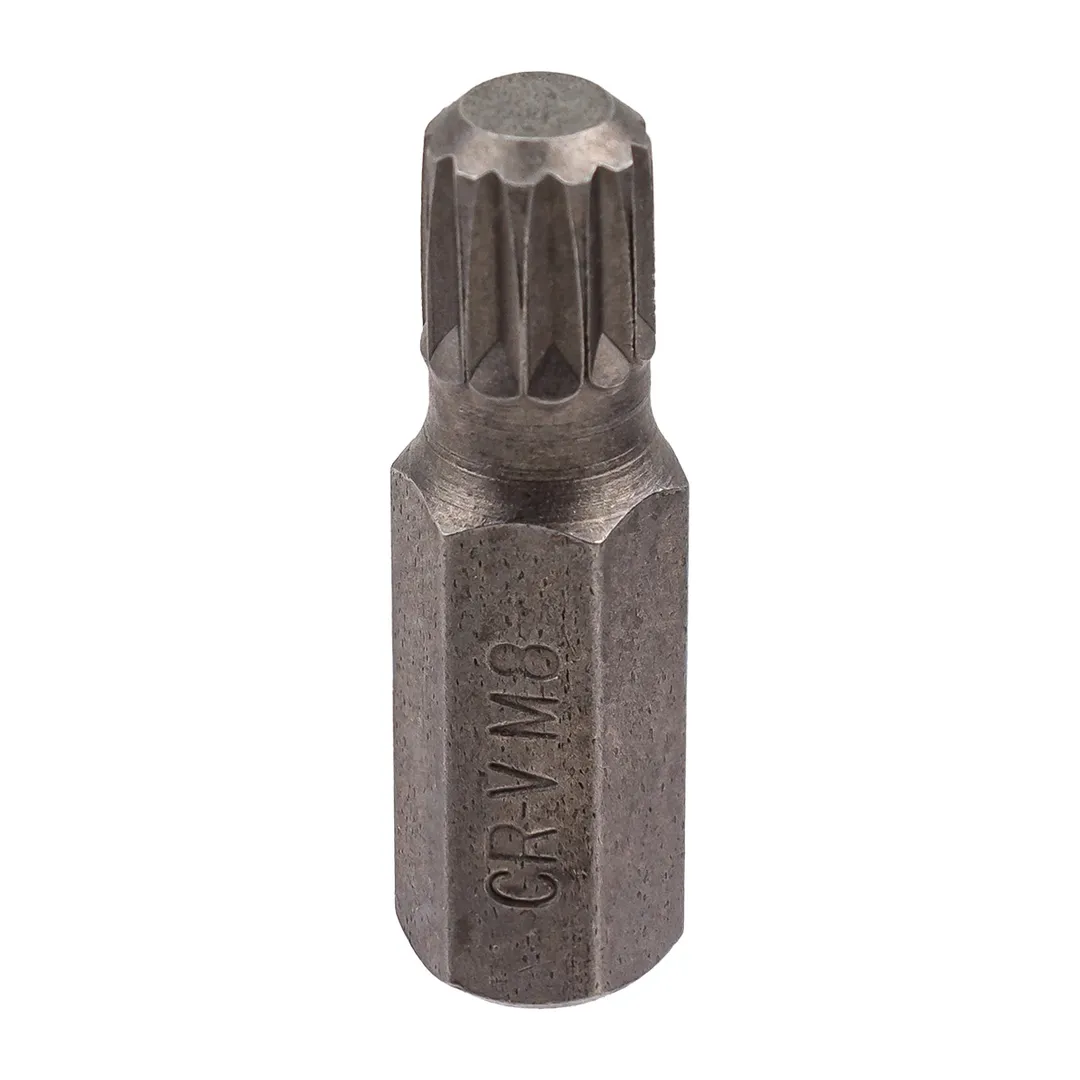 Бита 12-лучевая SPLINE M8х30mmL, 5/16" JCB JCB-1583008