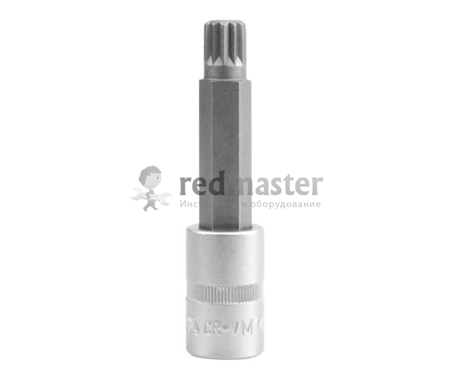 Головка 1/2"-бита Spline М05 L=100mm без отверст. Force 34810005
