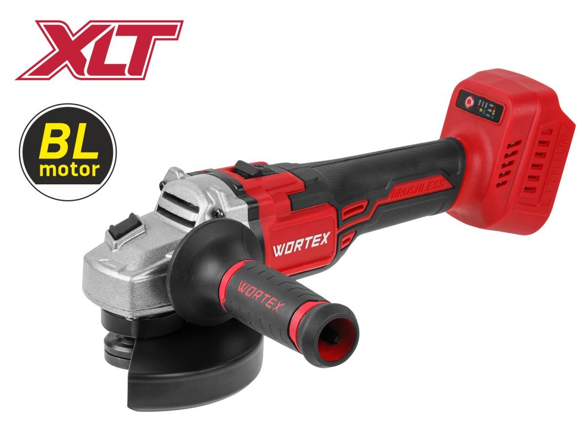 Аккум. углошлифмашина WORTEX CAG 1812 S в кор. ALL1 XLT SOLO БЕСЩЕТ., 18 В, 125 мм, 9600 об/мин (бесщ. мотор, рег. об. 6000-9600 об/мин, 125х22,2 мм, БЕЗ АКБ И ЗУ) WORTEX 2329178