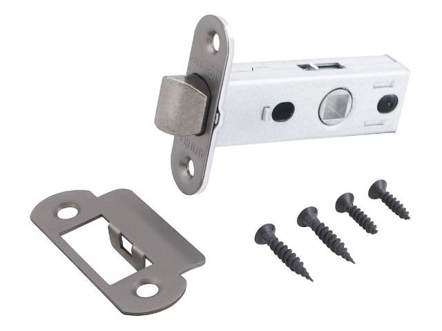 Защелка врезная межк. L45-8-R18 MBN графит АЛЛЮР УЗК 11747