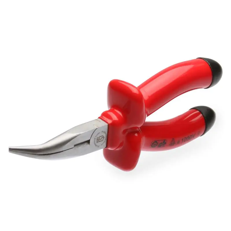 Длинногубцы изогнутые диэлектрические 200 мм серия ЭКСПЕРТ ()  ...КВТ 87101