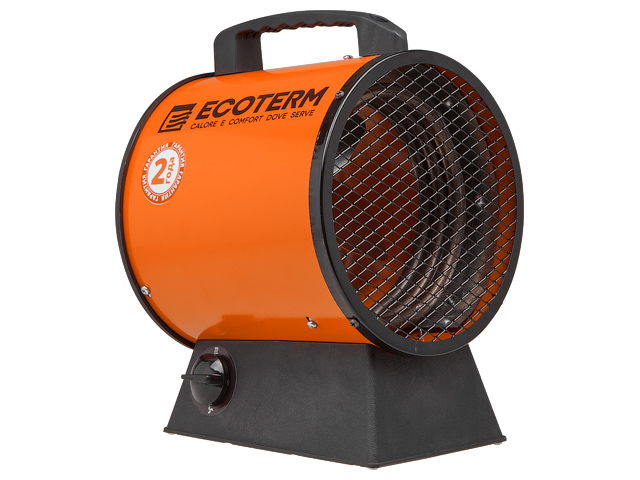Нагреватель воздуха электрический, пушка, 3 кВт, 220 В, термостат  ...Ecoterm EHR-03/1C