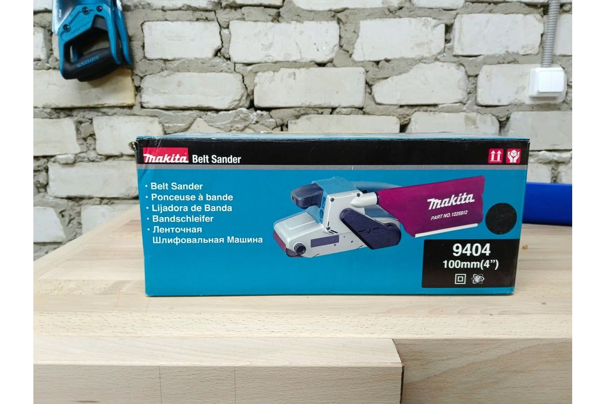 Ленточная шлифмашина 9404 ,1010Вт , 100х610мм , коробка,  MAKITA 9404