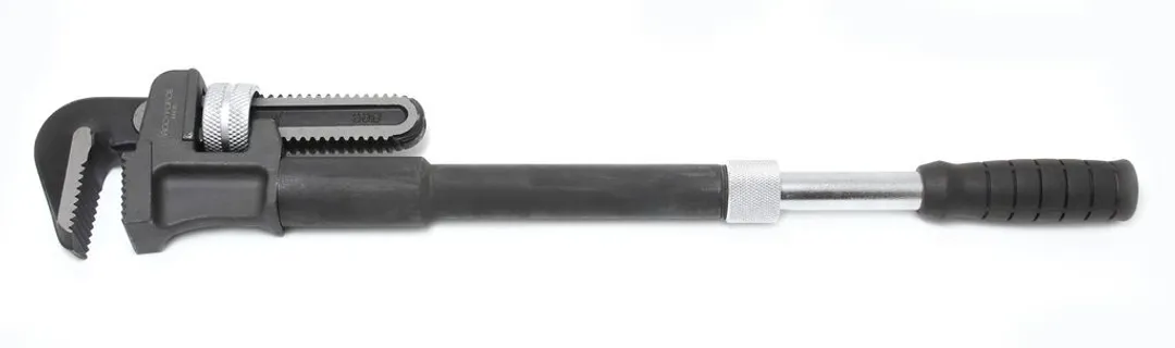 Ключ трубный с телескопической ручкой 24"(L 650-920мм,  115мм) Rock FORCE RF-68424L