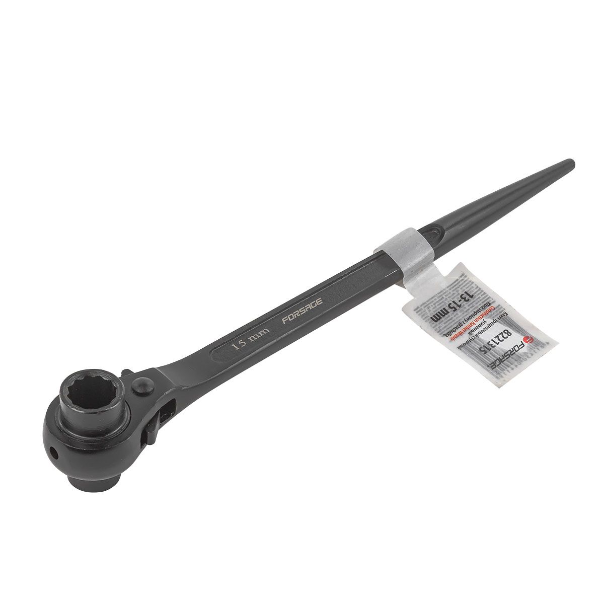 Ключ трещоточный ступичный усиленный 13-15мм  Forsage F-8221315