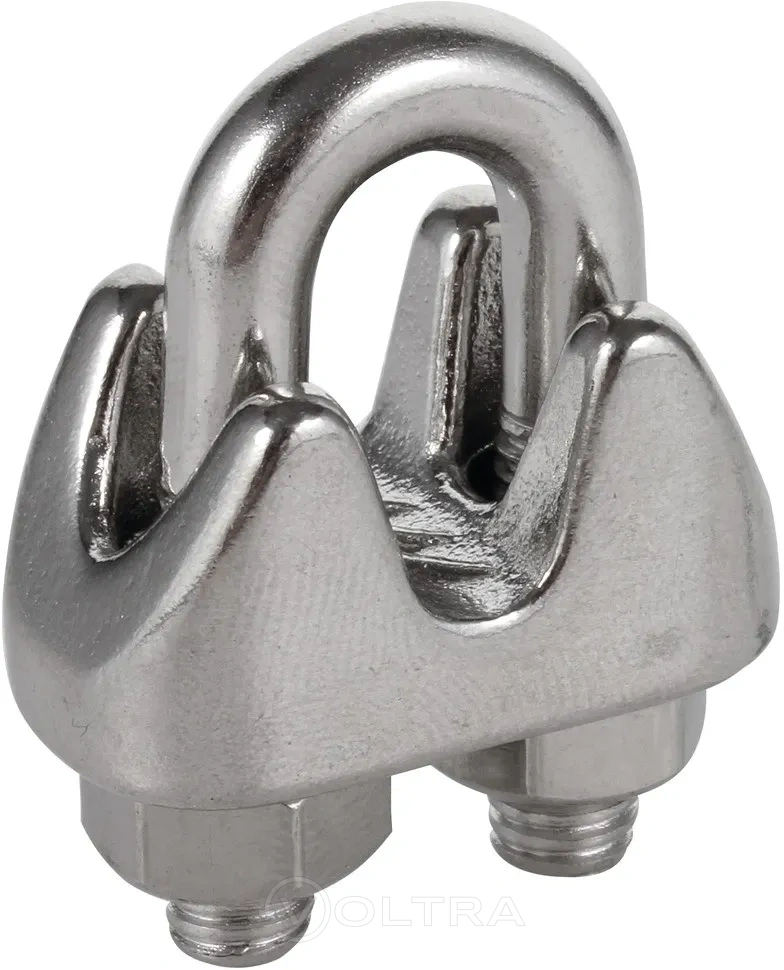 Зажим для троса М3, нерж.сталь (А4), DIN 741 (100 шт в уп.) STARFIX SM-13483-100