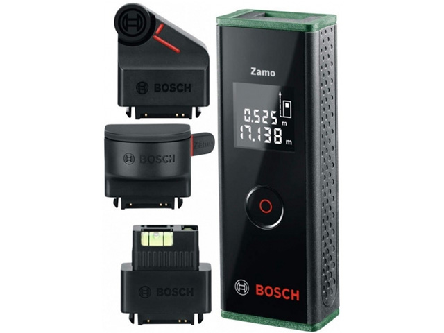 Дальномер лазерный Zamo III Set, 0.01 - 20 м, +/- 5 мм/м,  BOSCH 0603672701