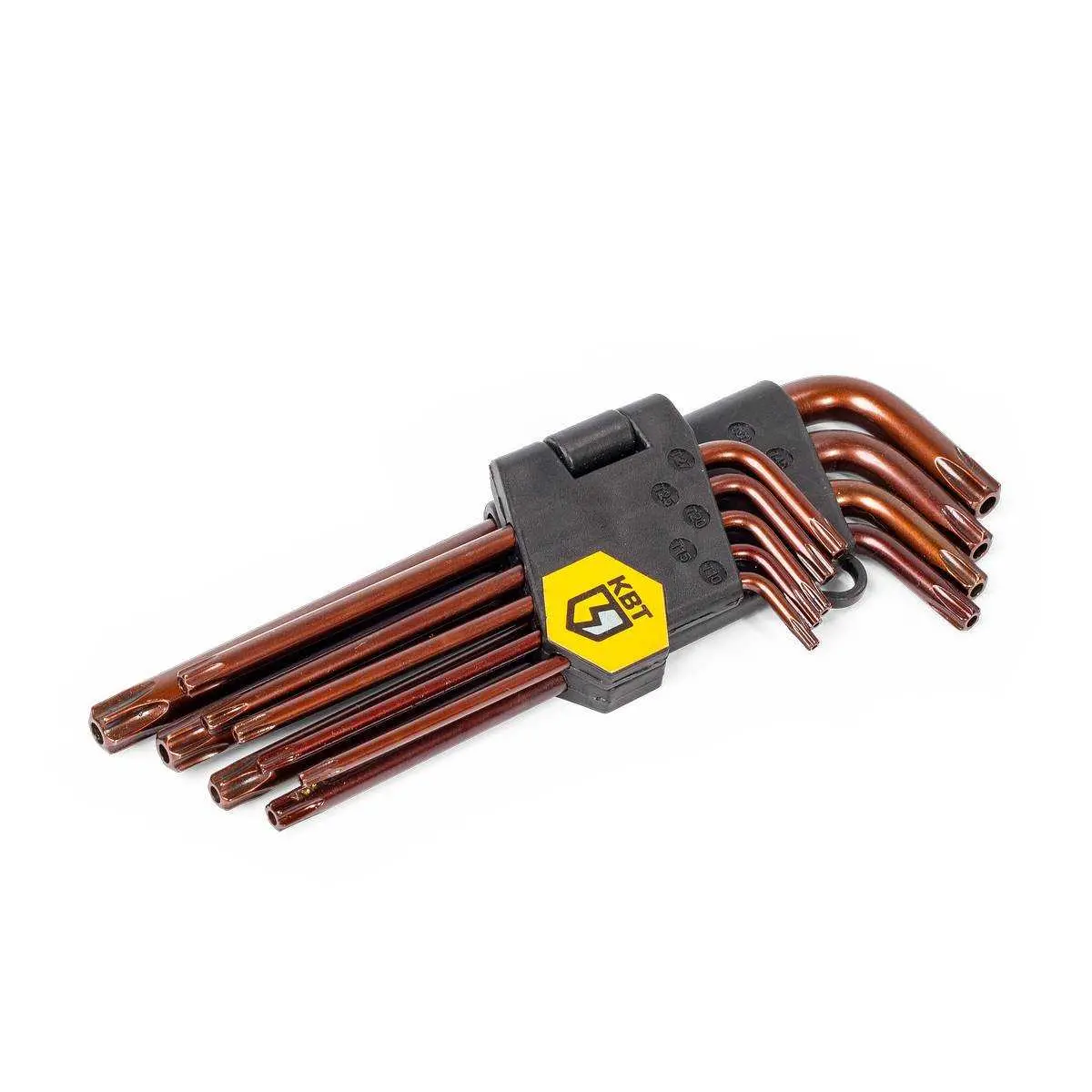 Набор ключей TORX КТ-9-S (Т10-Т50) серия KBT-PROFESSIONAL ()  КВТ 82178