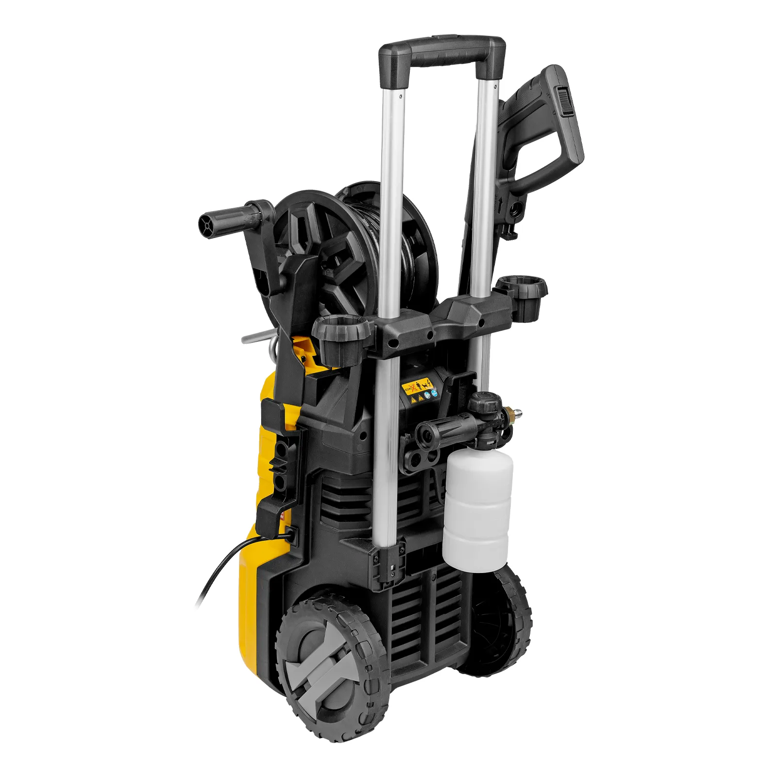 Моечная машина высокого давления R-200D, 2400 Вт, 200 бар, 420 л/ч, с барабаном DENZEL 58264