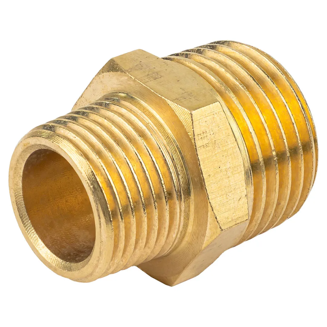 Соединитель резьбовой наруж. резьба 1/2" x 3/8" Forsage F-MM08/06