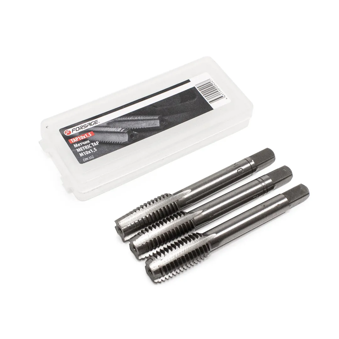Метчик M10x1,5 (3шт)  Forsage F-TAP10x1,5