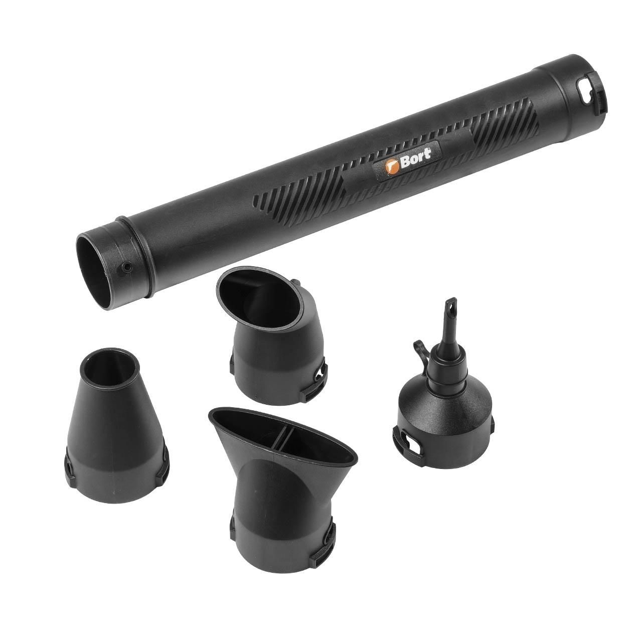 Воздуходувка-пылесос аккумуляторная ,18В, БЕЗ АКБ ,21000 об.мин,Bort BSS-21U-Li